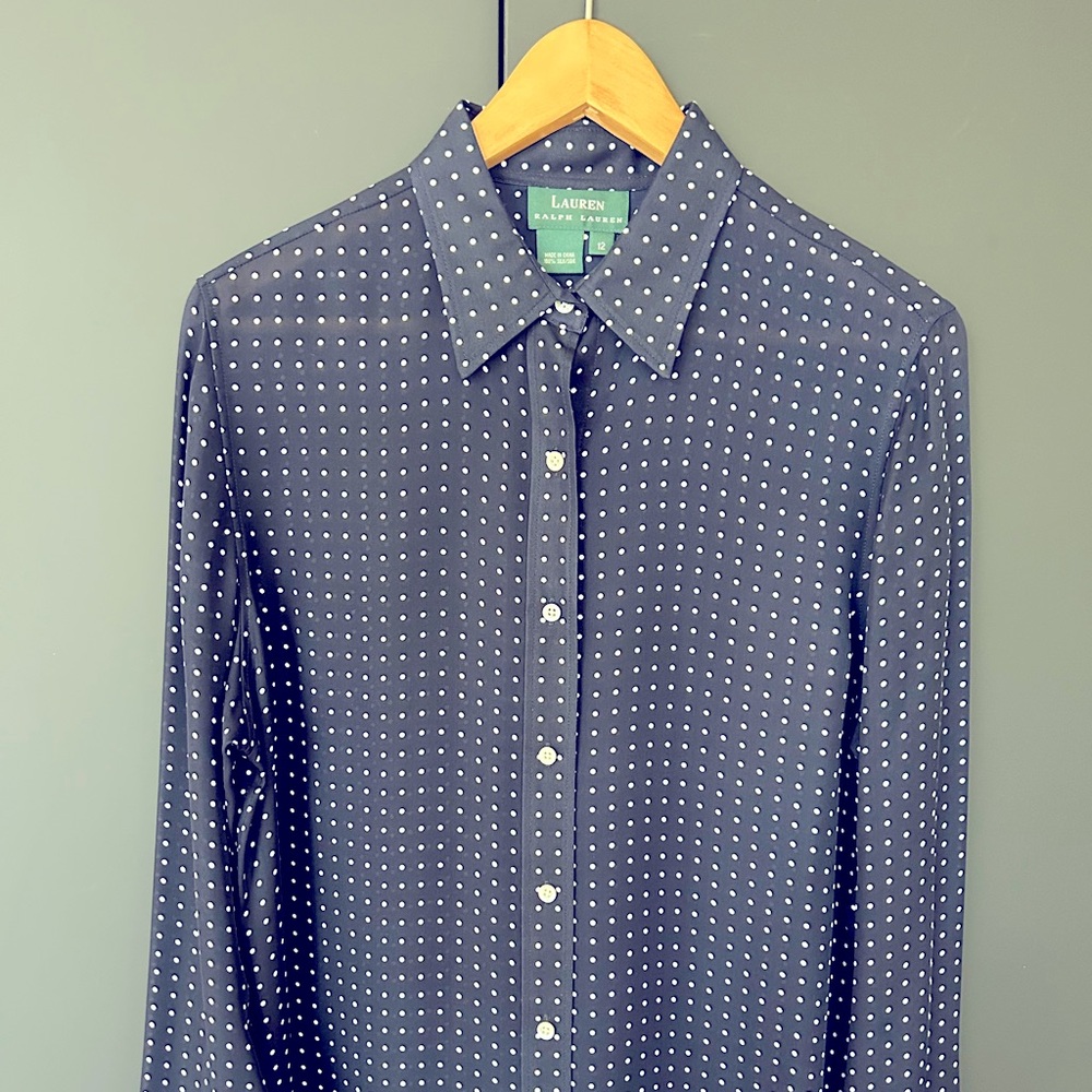 New silk RL blouse